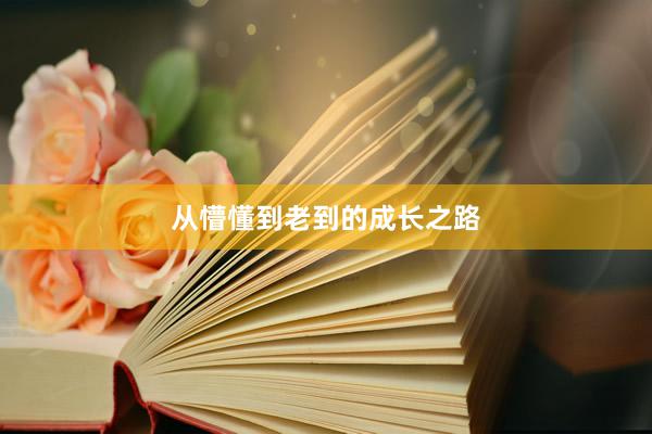 从懵懂到老到的成长之路